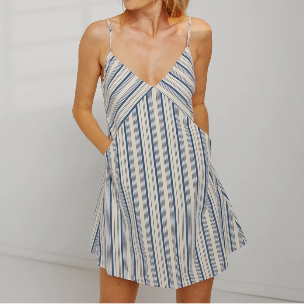 Airy Cotton Mini Dress